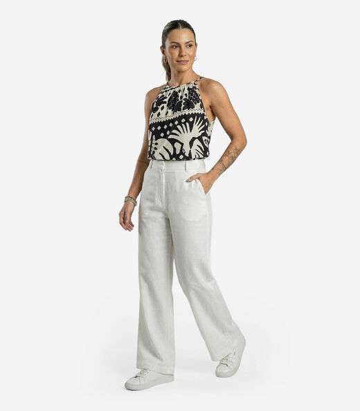 Blusa Feminina de Alça Infinita Cor Preto