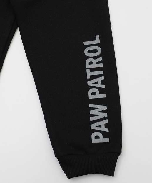 Conjunto Infantil Moletinho Patrulha Canina Nickelodeon Tam 1 a 5 Cinza