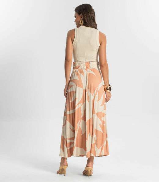 Saia Midi Endless Marrom