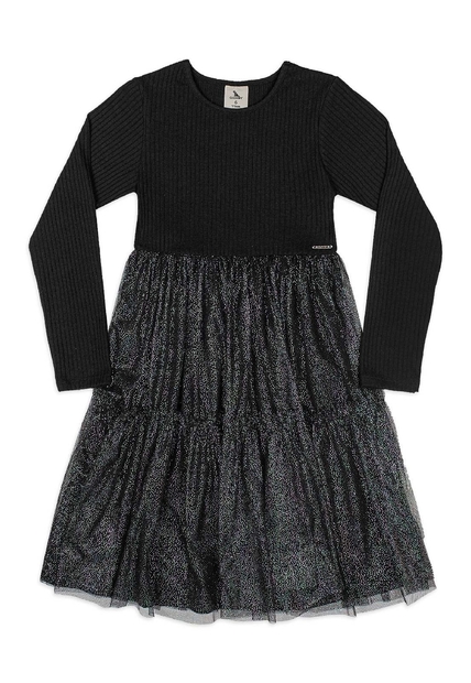 Vestido Ribana Saia Tule Quimby