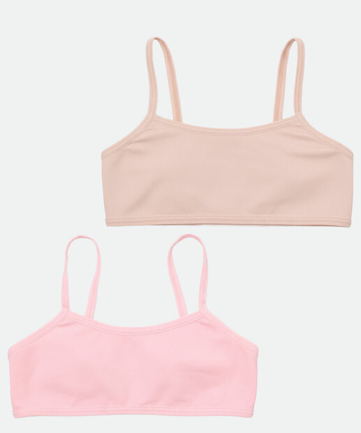 Image_Kit 2 Top Infantil Microfibra DelRio Tam 4 a 14 Rosa