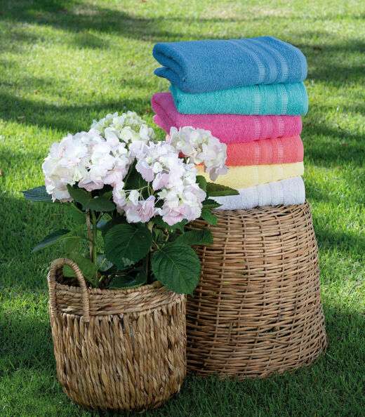 Toalha De Banho Sky De Algodão Atlantica Azul