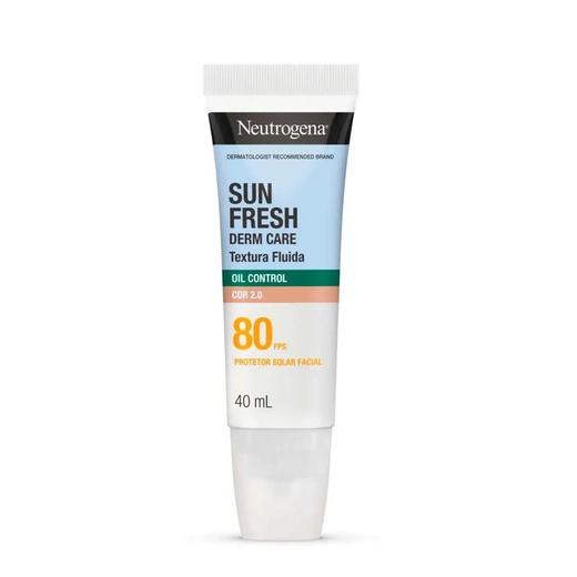 Image_Protetor Solar Sun Fresh Derm Care Oil Control FPS 80 Cor 2.0 - 40ml
