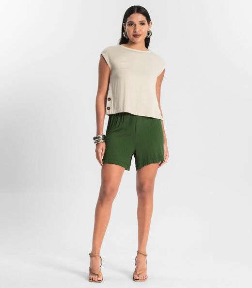 Blusa Feminina Viscose Rovitex Bege