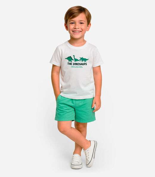 Image_Conjunto Infantil Camiseta Com Bermuda Select Branco
