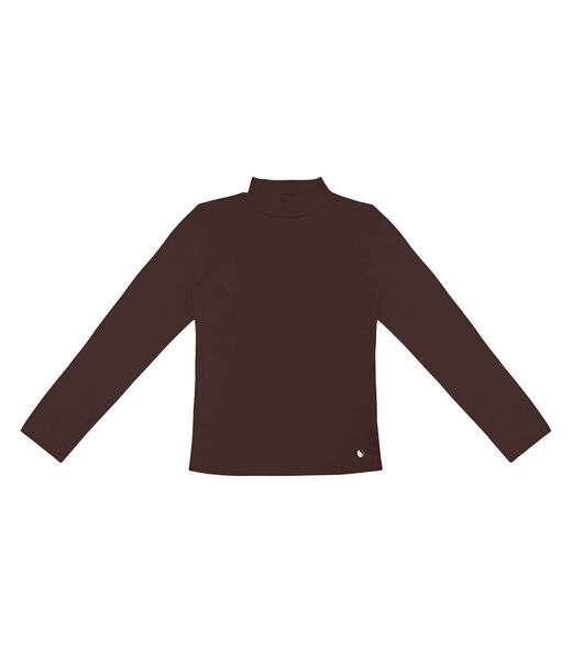 Image_Blusa Feminina Gola Alta Rovitex Marrom