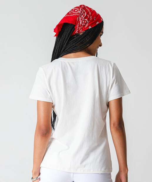 Blusa Feminina Hello Kitty Sanrio Preto Off White