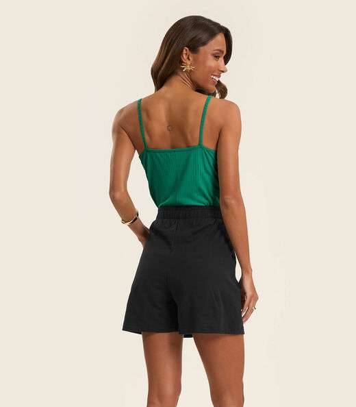 Shorts Moletinho Basic Rovitex Preto