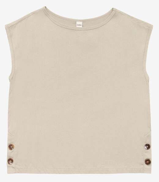 Blusa Feminina Viscose Rovitex Bege