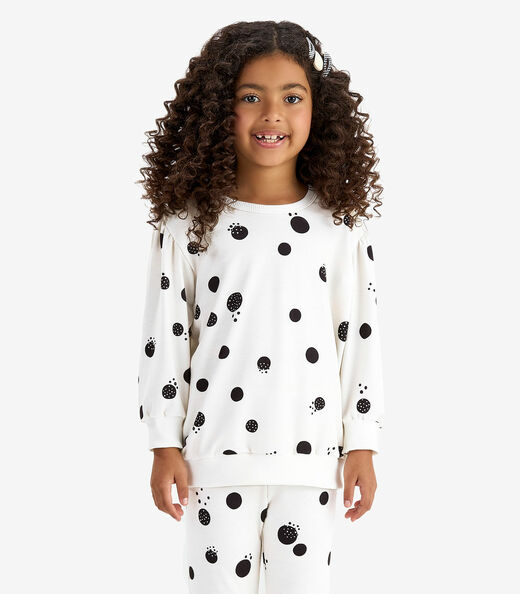 Conjunto Blusão com Legging Malha Soft Rovi kids Bege