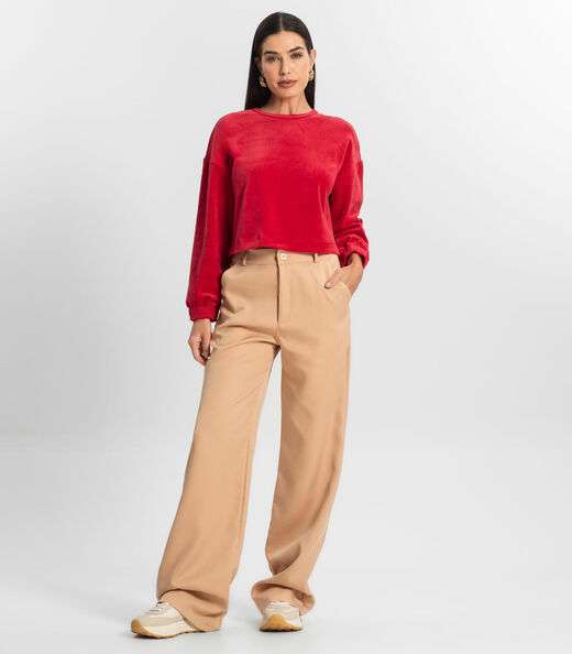 Blusão Feminino Plush Select Vermelho