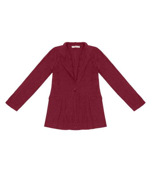 Blazer Feminino Em Linho Strong Endless Vermelho