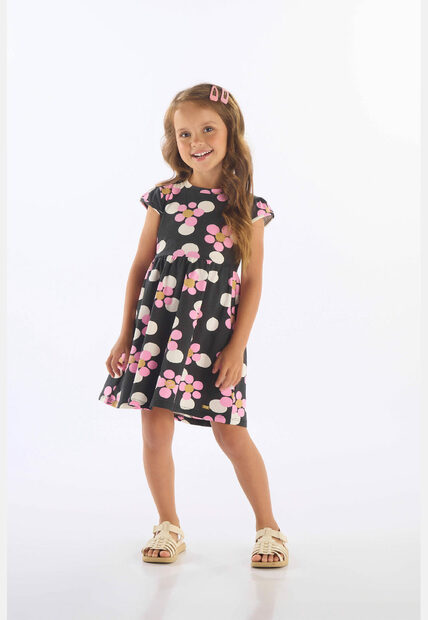 Image_Vestido Manga Curta Infantil Cotton Up Baby