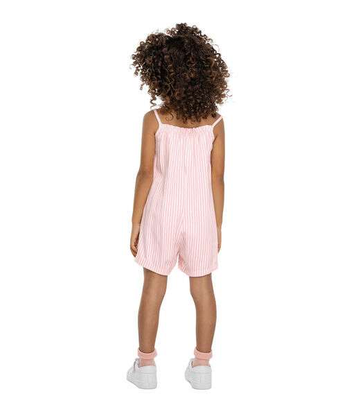 Macaquinho Infantil Listrado Trick Nick Rosa