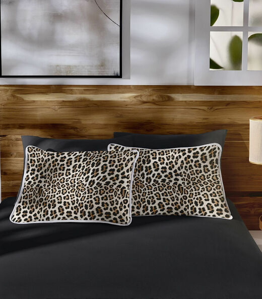 Image_Jogo de Cama Queen 3pçs Estampado Vivaldi Preto