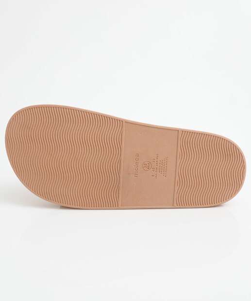 Chinelo Feminino Slide Moleca Bege