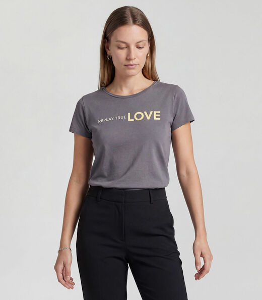 Image_Blusa Feminina Cotton Com Estampa Infinita Cor Cinza