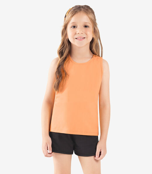 Image_Regata Básica Infantil Feminina Rovi Kids Laranja