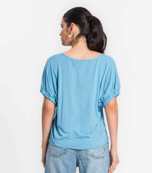 Blusa Viscose Infinita Cor Azul