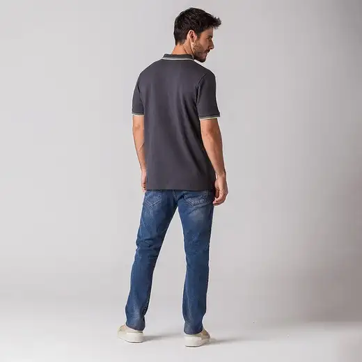 Camisa Polo Masculina Rock e Soda