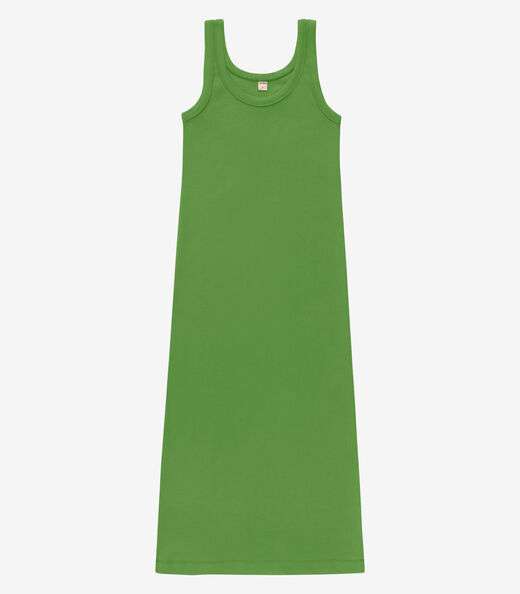 Vestido Midi em Ribana Rovitex Verde