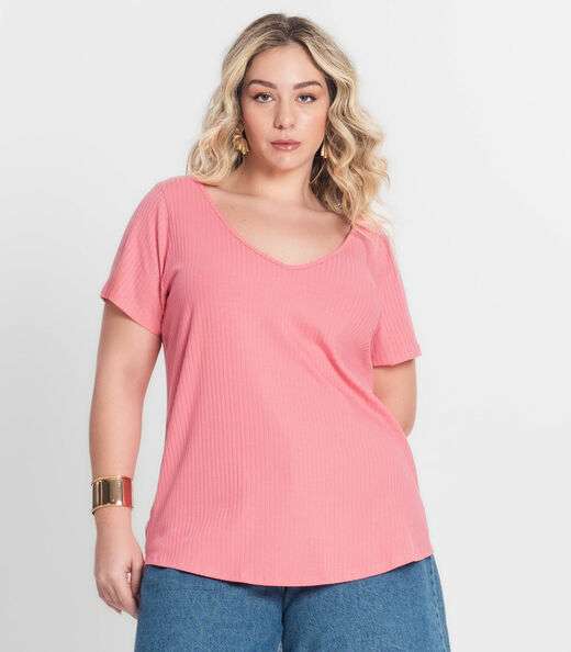 Image_Blusa Feminina Plus Size da Infinita Cor Rosa