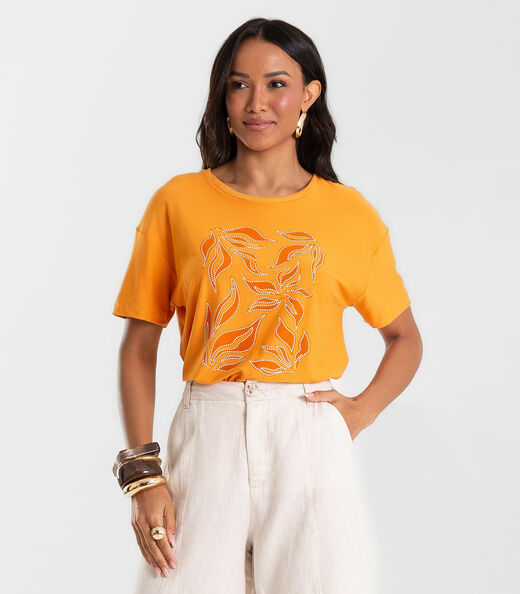 Image_Blusa Feminina Visco Creponada Com Estampa Rovitex Marrom