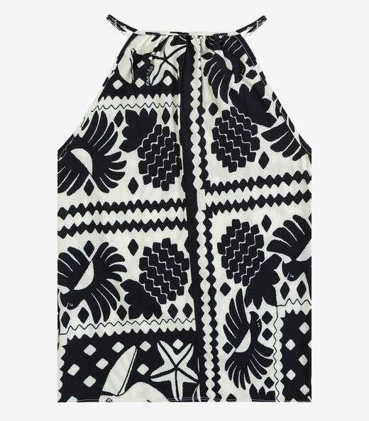 Blusa Feminina de Alça Infinita Cor Preto