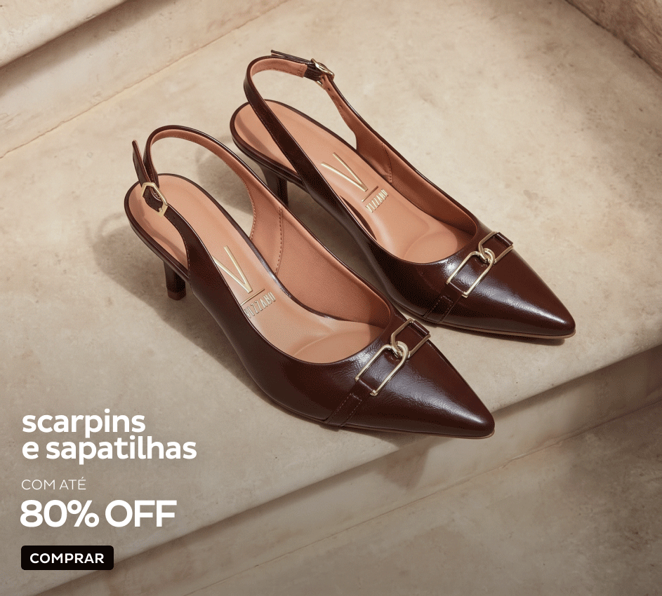 Scarpins e Sapatilhas com até 60% OFF