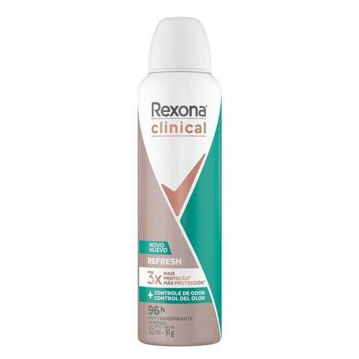 Image_Desodorante Rexona Clinical Aerosol Refresh 96h e Controle de Odor 150ml