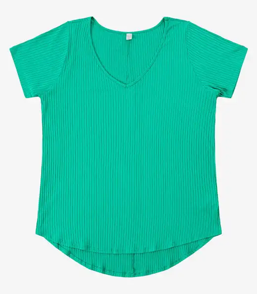 Blusa Feminina Plus Size da Infinita Cor Verde