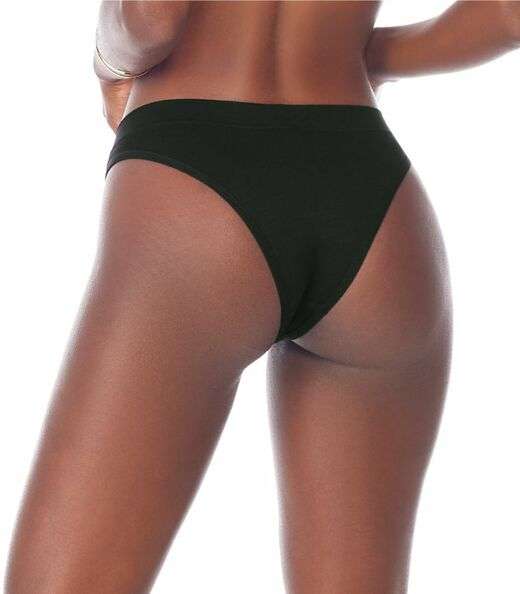 Calcinha Tanga Sem Costura Zee Rucci Preto