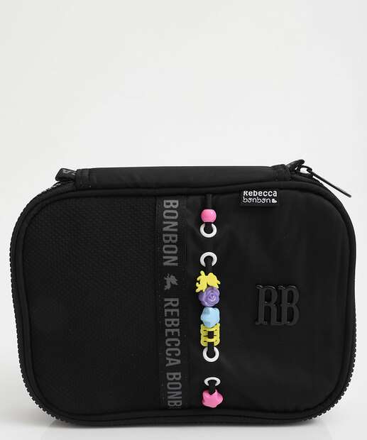Estojo Escolar Infantil  Rebecca Bonbom Preto