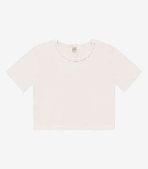 Blusa Básica Feminina Cotton Leve Rovitex Bege