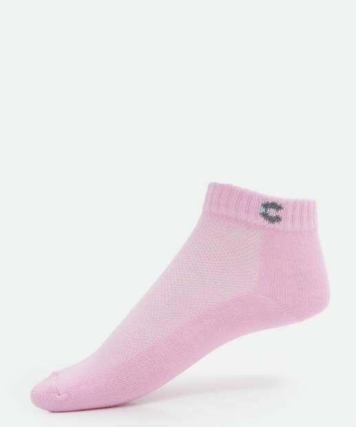 Kit 3 Pares Meias Infantil Cano Curto Básicas