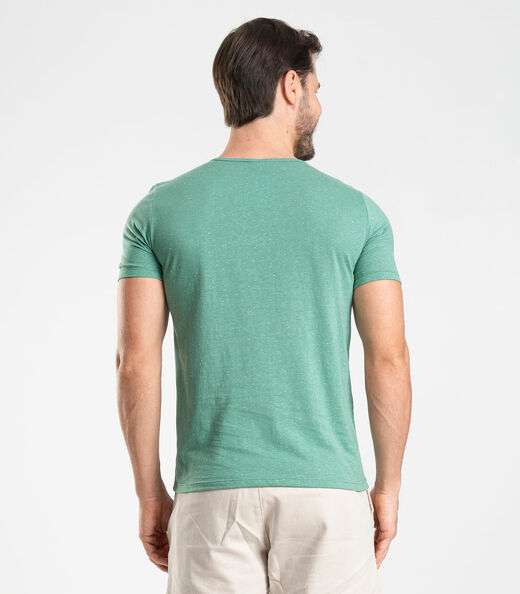 Camiseta Masculina em Meia Malha Botonê Select Verde