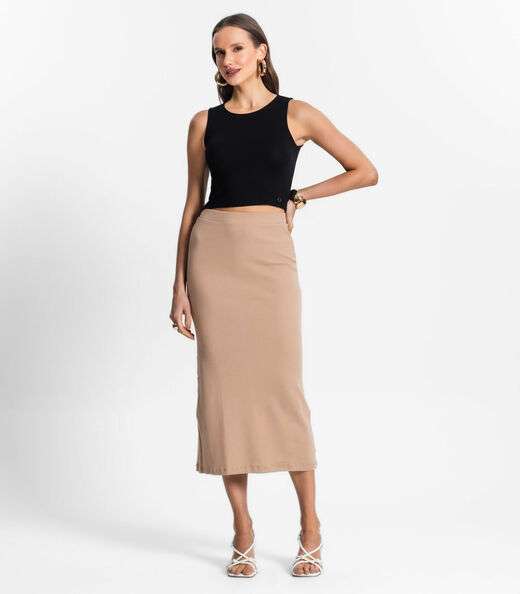 Regata De Viscotorcion Básica Feminina Endless Preto