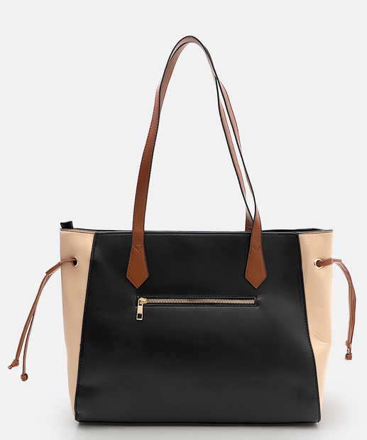 Bolsa De Ombro Tote Feminina Marisa Preto