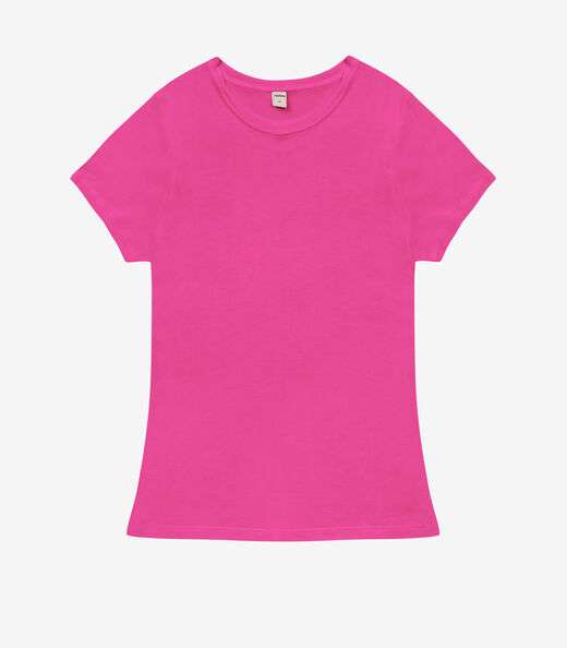 Blusa Feminina Básica Visco Tricot Rovitex Rosa