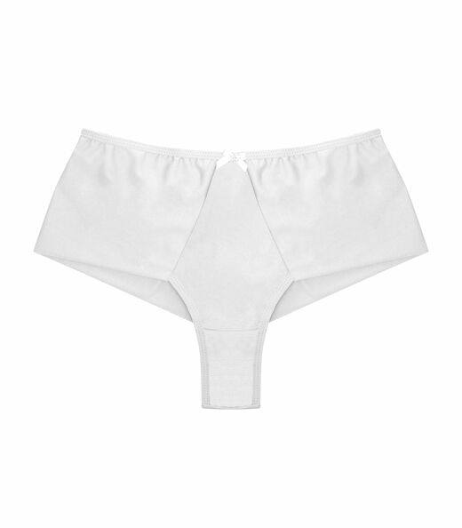 Calcinha Microfibra Adulto Fio Duplo Dukali Branco