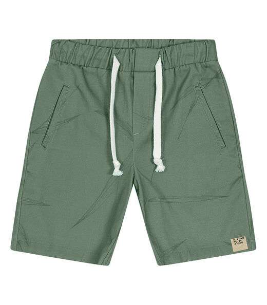 Bermuda Infantil Em Sarja Twill Trick Nick Verde
