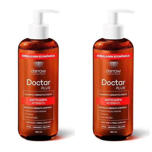 Image_Kit com 2 Unidades de Shampoo Doctar Plus Anticaspa 380ml