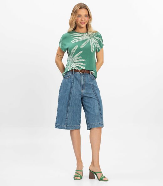 Blusa Feminina Viscotorcion Rovitex Verde