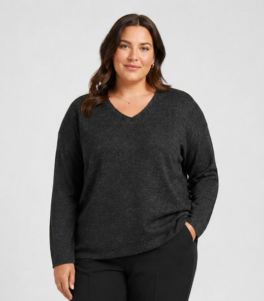 Image_Blusa Feminina Plus Infinita Cor Cinza