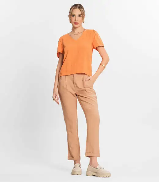 Blusa Feminina Comfy Select Laranja