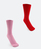Rosa e vermelho