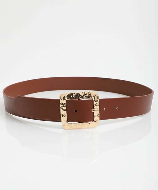 Cinto Feminino Fivela Marisa Marrom