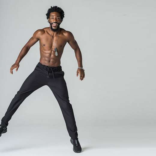 Calça Poliéster com Bolsos de Faca e Cordão RSX