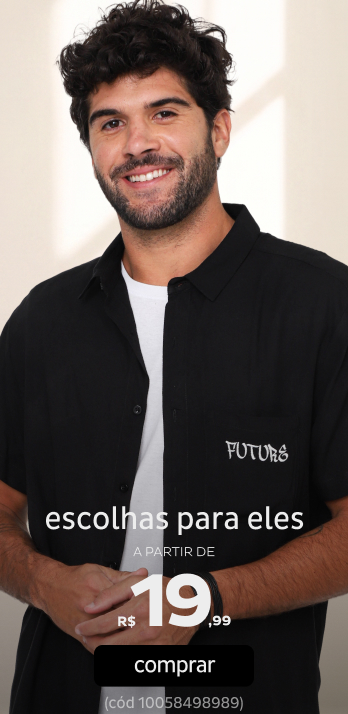 Masculino a partir de R$19,99