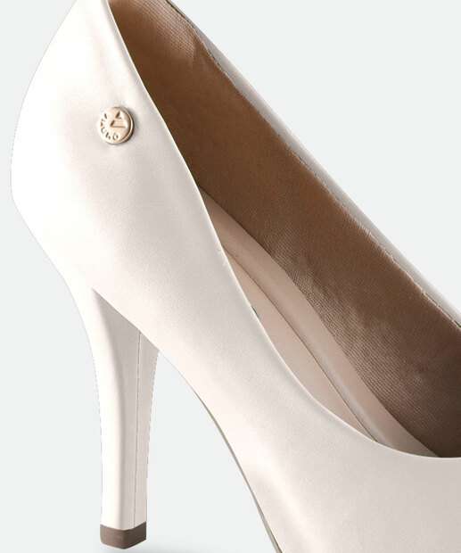 Scarpin Feminino Salto Fino Bico Fino Via Uno